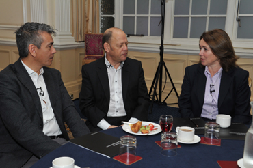 Speakers discuss matters of the day