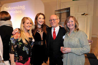 Jess entertains the clients